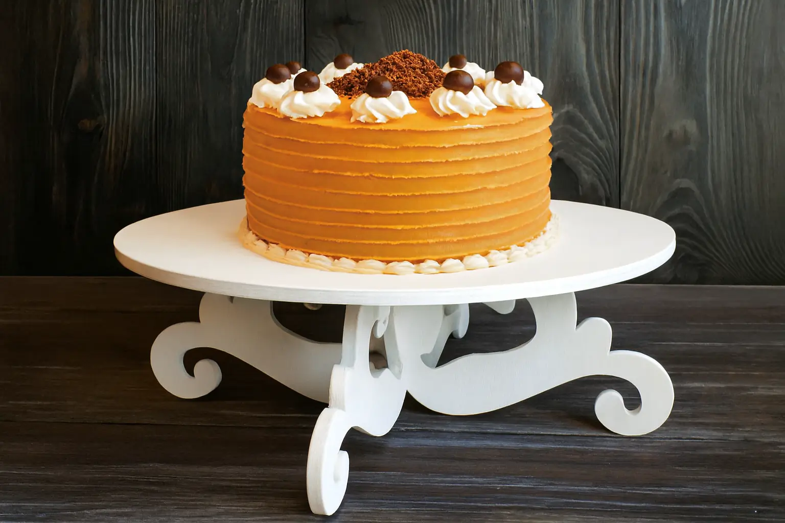 Подставка для свадебного торта из дерева «Элегия»