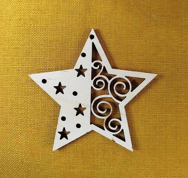 Елочное украшение «Звезда»
