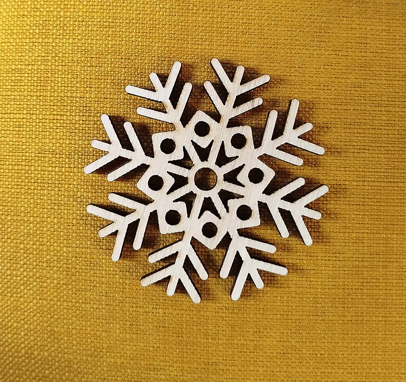 Елочное украшение «Снежинка N 21»