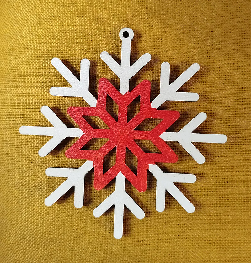 Елочное украшение «Снежинка N 3»