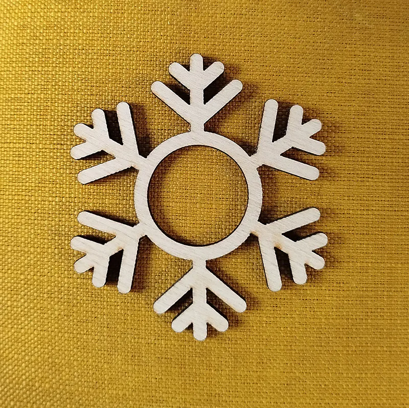 Елочное украшение «Снежинка N 6»