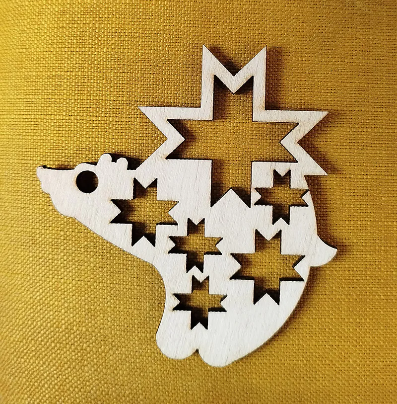 Елочное украшение «Медведь»