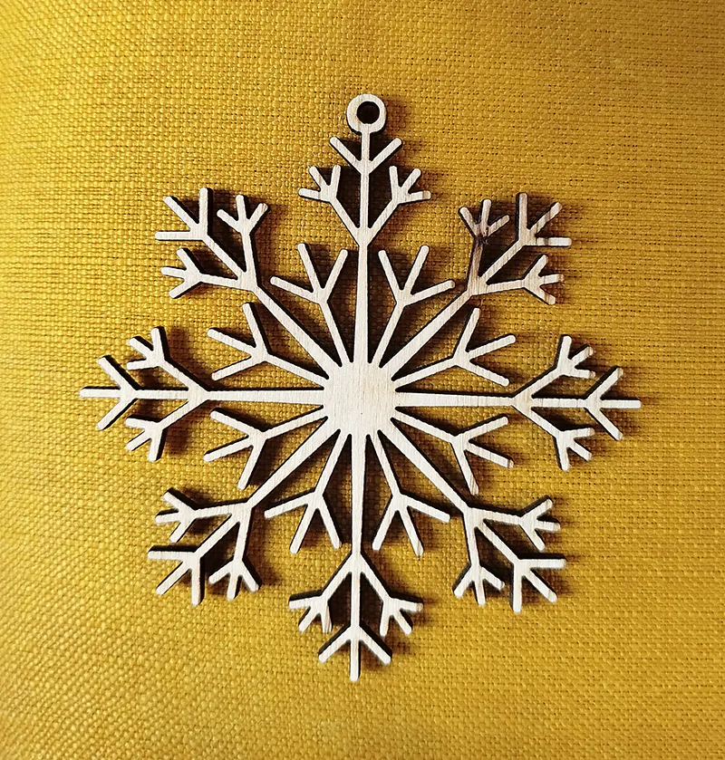 Елочное украшение «Снежинка N 17»