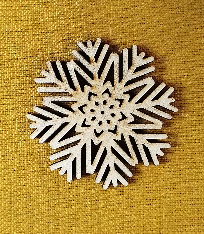 Елочное украшение «Снежинка N 9»