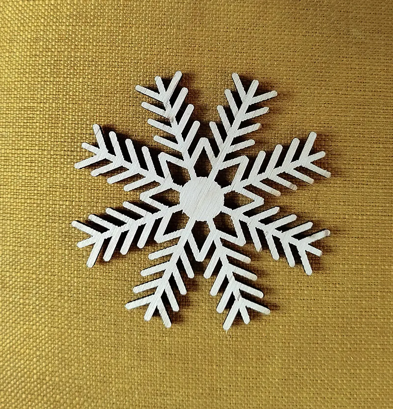 Елочное украшение «Снежинка N 7»