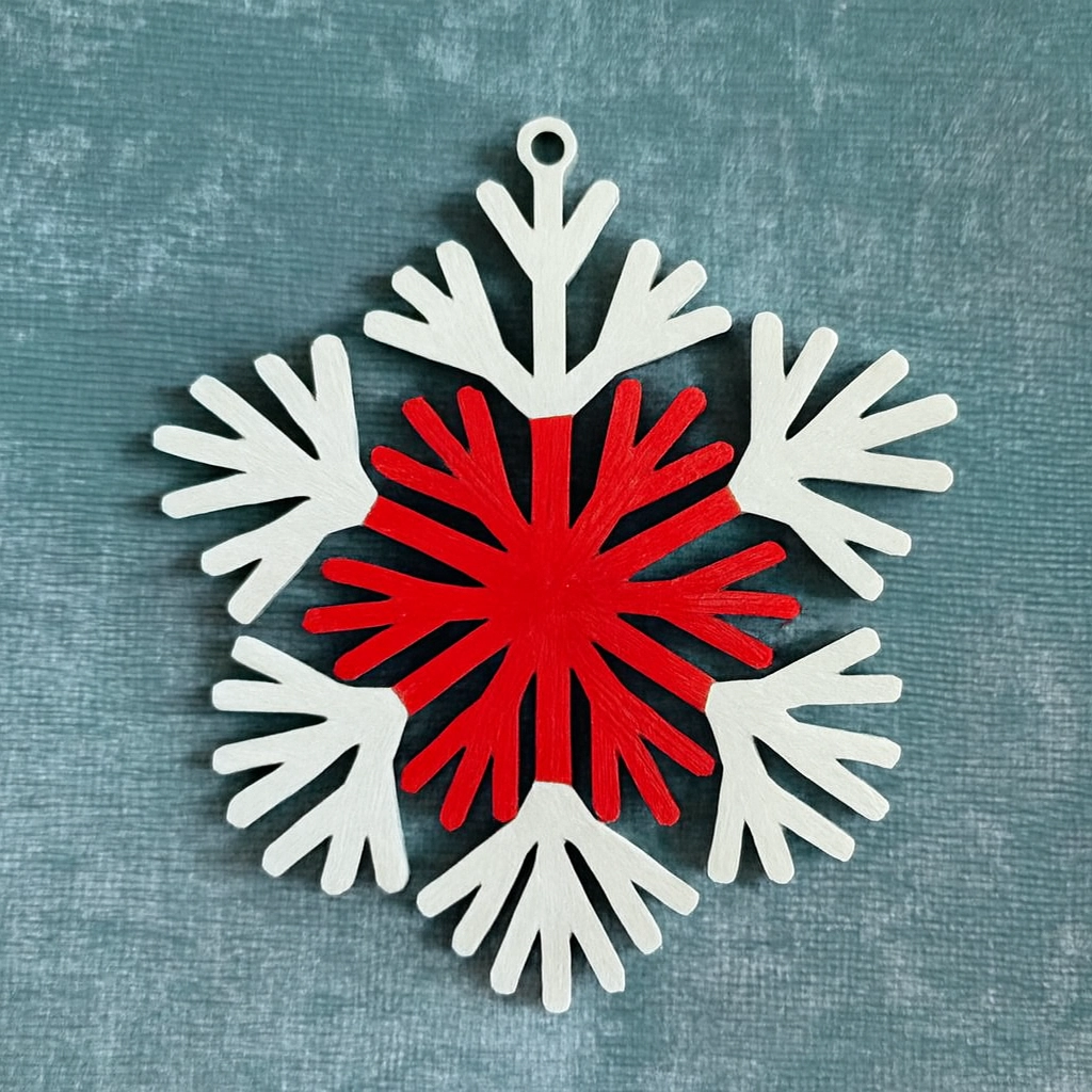 Елочное украшение «Снежинка N 2»