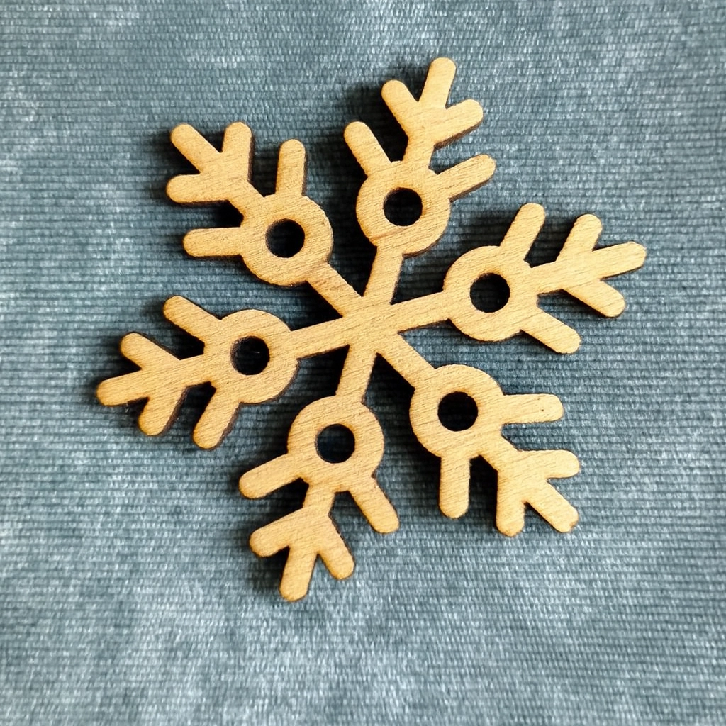 Елочное украшение «Снежинка N 4»