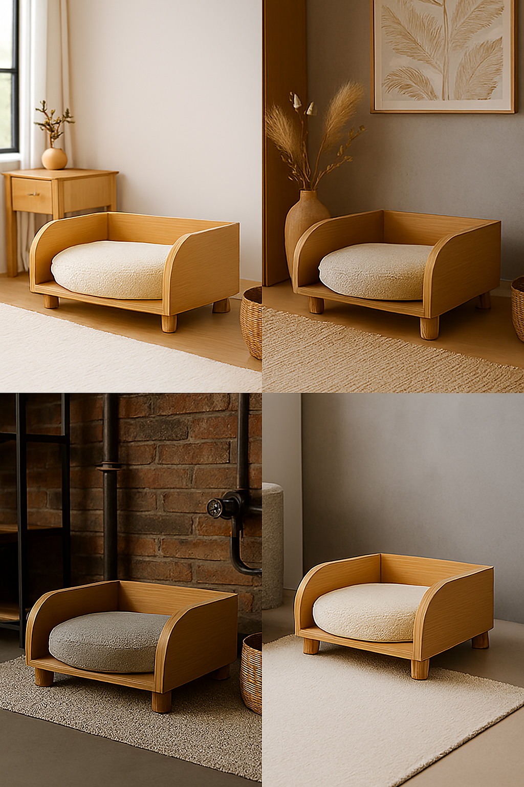 Лежанка из дерева для домашних животных «EcoNest»