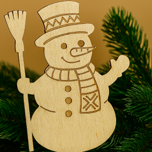 Елочное украшение «Снеговик»